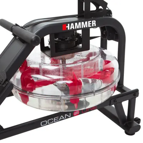 Rameur d'appartement pliable avec réservoir d'eau - Système par batterie - vue 7