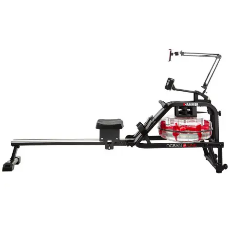 Rameur d'appartement pliable avec réservoir d'eau - Système par batterie - vue 2