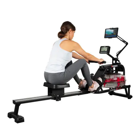 Rameur d'appartement pliable avec réservoir d'eau - Système par batterie - vue 11