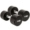 Paire d'haltères pro en acier lourd de 2,5 à 60 kg