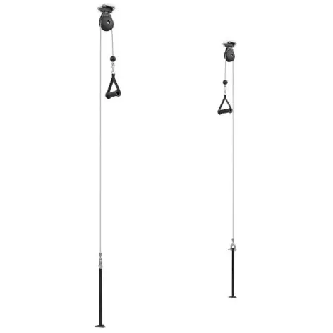 Système pour homegym avec double poulie à fixer au plafond - vue 6