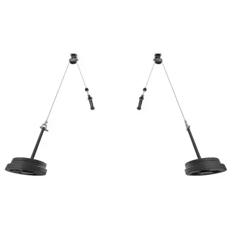 Système pour homegym avec double poulie à fixer au plafond - vue 5