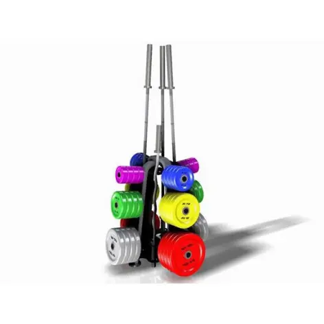 Rack de stockage pour home gym ou salle de sport publique - Barres et disques de poids avec capacité de charge 800 kg - vue 8