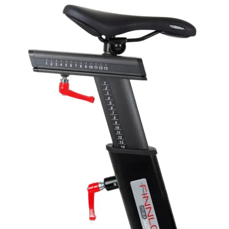 Vélo de spinning professionnel avec roue d'inertie de 25 kg et système silencieux - vue 8