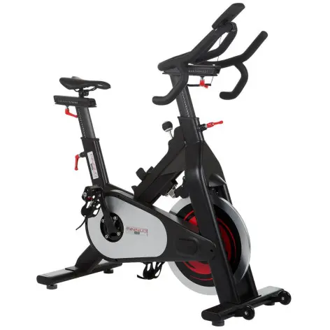 Vélo de spinning professionnel avec roue d'inertie de 25 kg et système silencieux - vue 3