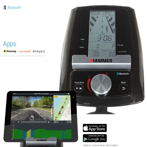Vélo de course haute qualité pour training de cardio en intérieur - vue 4