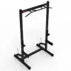 Half rack à squat et développé couché avec barre de traction - vue 3