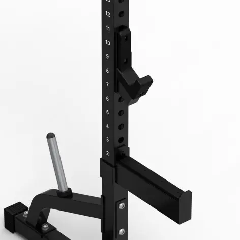 Half rack à squat et développé couché avec barre de traction - vue 5