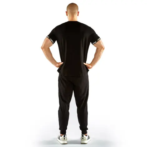 T-shirt noir en coton de la marque ATX pour training de musculation - vue 7