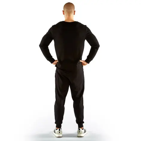 Pull de sport ATX de couleur noir avec col rond - vue 7