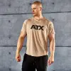 Tee-shirt de sport ATX couleur taupe avec manches courtes - vue 5