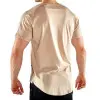 Tee-shirt de sport ATX couleur taupe avec manches courtes - vue 3