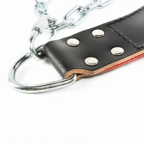 Ceinture lestée en cuir rembourrée capacité de charge 80 kg - vue 4