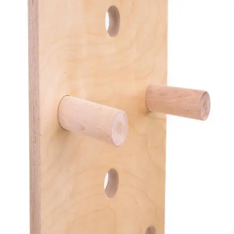 Peg board de musculation en bois à fixation murale - vue 2