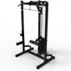 crack, cage a squat, poulie haute et basse et colonne de poids marque ATX - vue 2