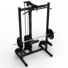 crack, cage a squat, poulie haute et basse et colonne de poids marque ATX - vue 3