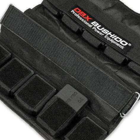 gilet lesté de musculation avec 30 poids de 1kg - vue 4