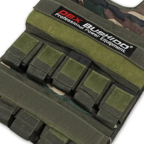 gilet lesté de musculation avec 30 poids de 1kg - vue 10