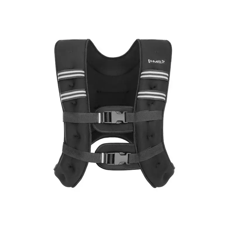 Gilet lesté noir pour musculation et de cross-training