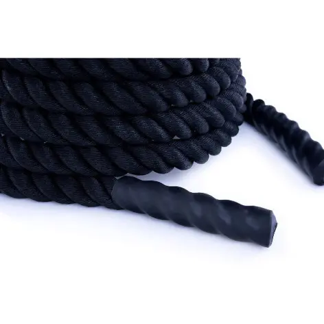 Corde de combat en polyester noir pour cross-training - vue 4