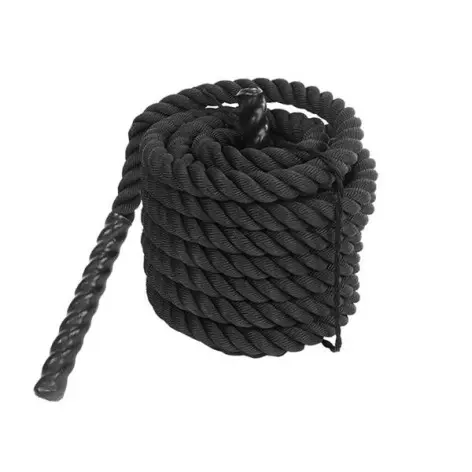 Corde de combat en nylon de 50 mm pour entraînement de cross-training