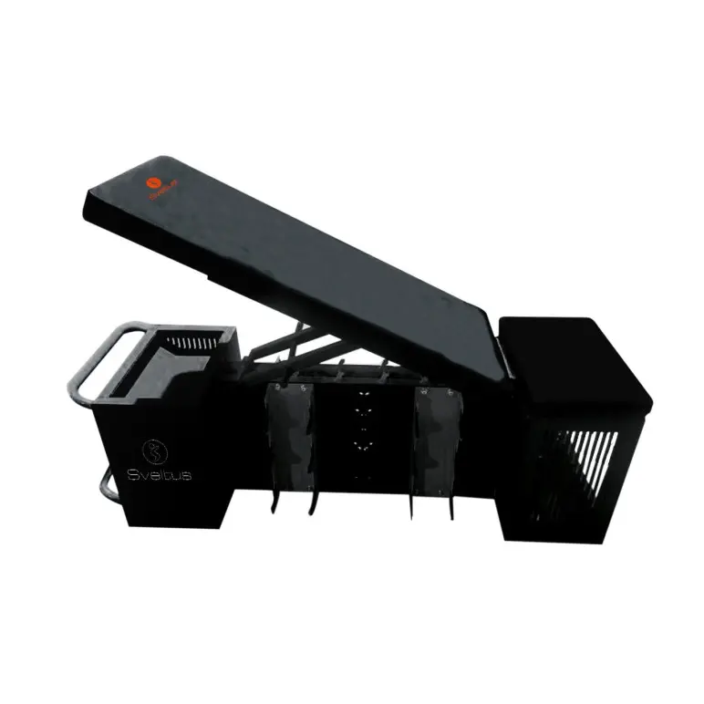 Banc de musculation pour home gym avec réglage et espace de rangement