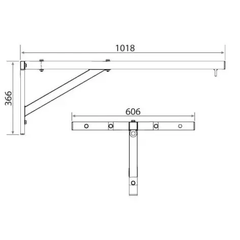 Support mural pour sac de boxe pour entraînement en homegym - vue 6