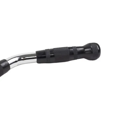 Barre avec poignées coudées pour entraînements sur une station à poulie - vue 4