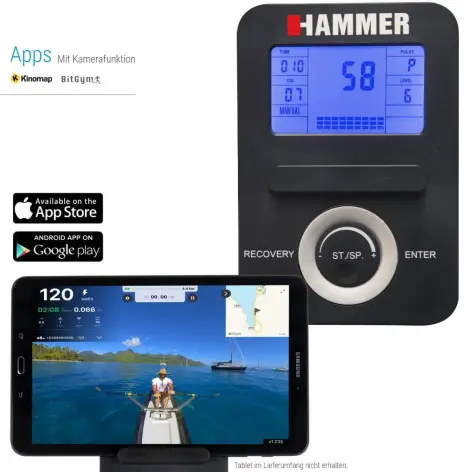 Rameur de sport pour exercice d'endurance - pliable - vue 2