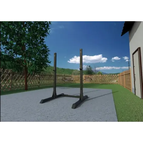 Chandelles de musculation pour entraînement physiques en extérieur