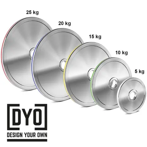 Disques de poids calibrés de marque ATX fitness - Design personnalisable - vue 2