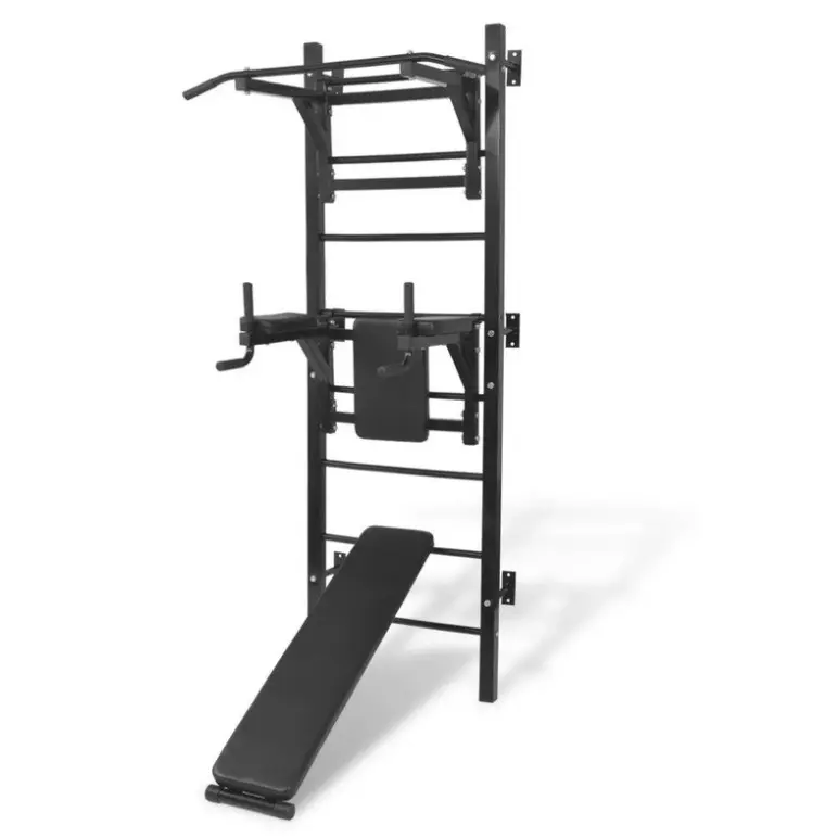 Station de musculation multifonctions tractions dips abdos