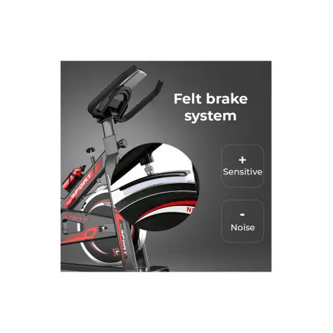 Vélo d'intérieur pour trainings cardio en salle de sport ou home gym. - vue 4