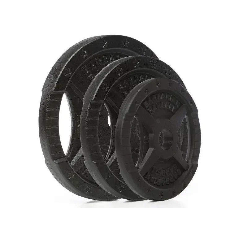 Plaques de fonte olympique 50mm musculation 1,25 à 25 kg