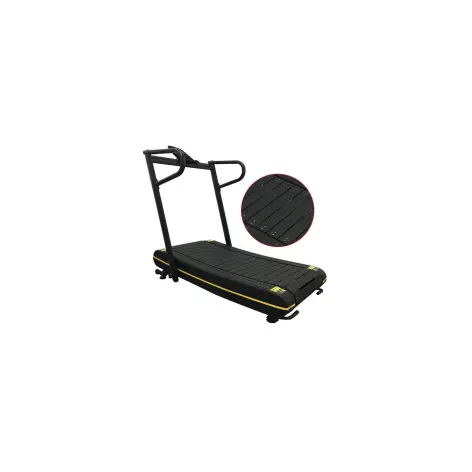 Tapis de course incurvé pour training de sport. - vue 2