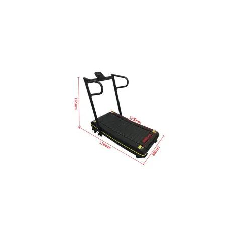 Tapis de course incurvé pour training de sport. - vue 5