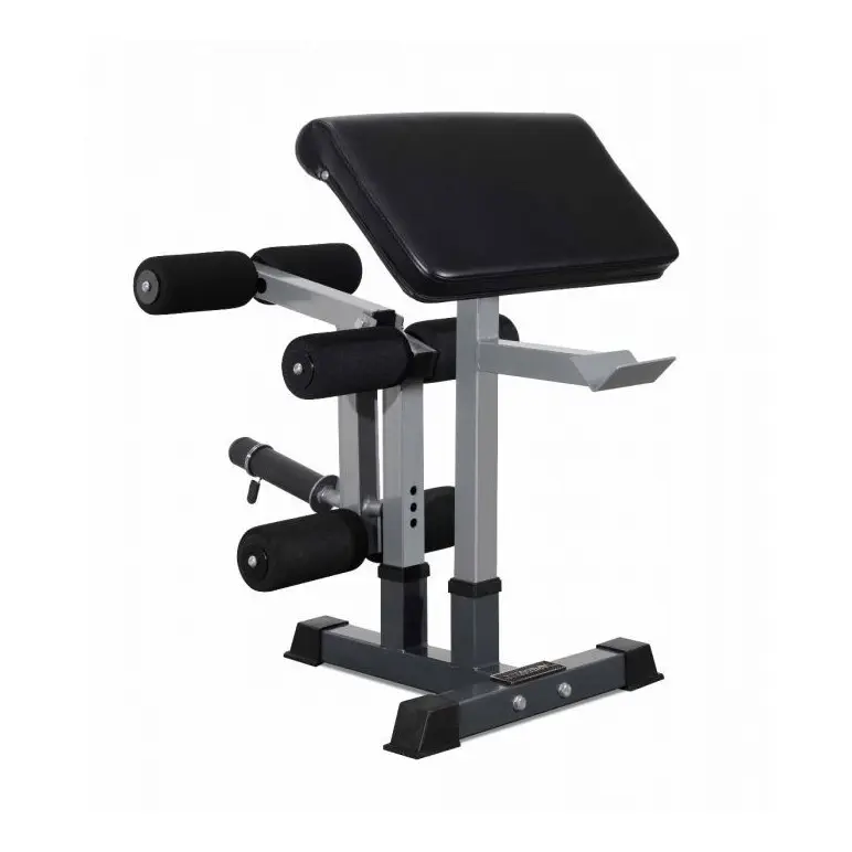 Options pour les jambes et les bras pour insertion. sur banc de musculation avec support