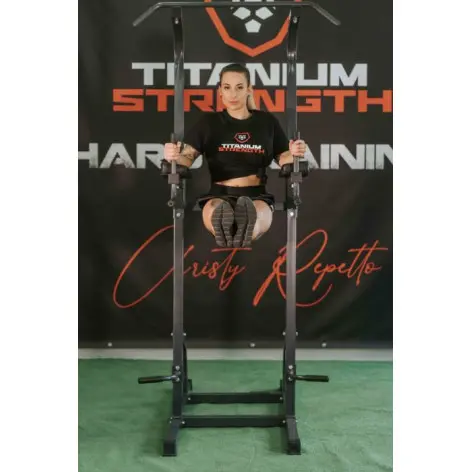 Station chaise romaine de musculation avec postes d'entraînement multiples - vue 2