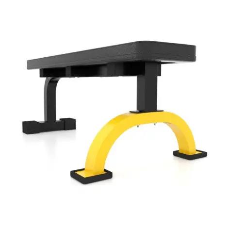 Banc plat pour entraînements physiques en homegym avec stabilisateur avant - vue 5