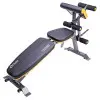 Banc d'exercices avec pupitre à biceps et option leg curl et leg extension - vue 3