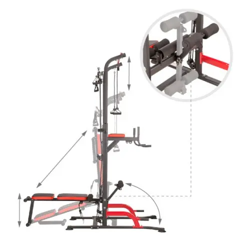 Station de musculation multifonctionnelle - vue 8