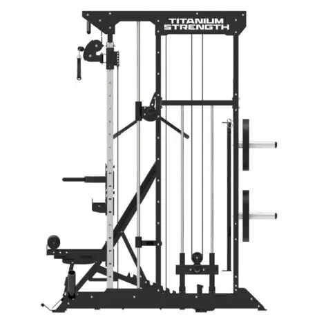 Smith Machine de musculation ultra-complète avec accessoires divers - vue 11