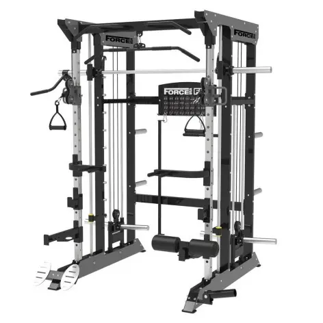Functional trainer multi-équipé avec accessoires multiples - Musculation Force USA F50 V2 - vue 28