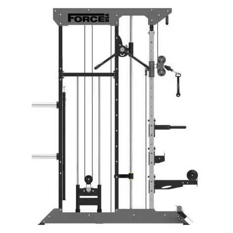 Functional trainer multi-équipé avec accessoires multiples - Musculation Force USA F50 V2 - vue 32