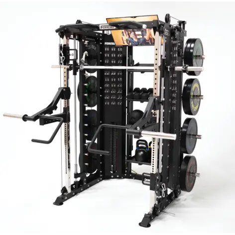 Smith Machine multi-équipée de musculation - Modèle G15 Force USA