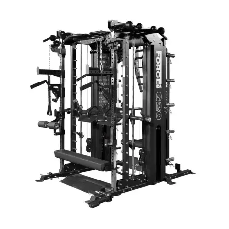 Functional trainer g20 Force USA avec option lat pull down low row et poste à dips - vue 4
