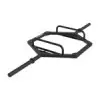 Barre hexagonale trap black 210 cm de long pour home-gym et pour salle de sport