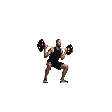 Barre de musculation. avec poids ajustables - vue 7