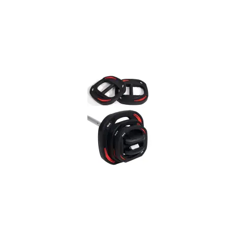 Barre de musculation. avec poids ajustables - vue 3