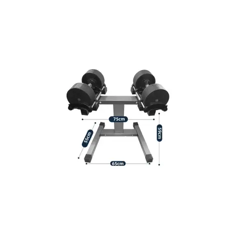 Rack de rangement pour haltères à charge variable - vue 3